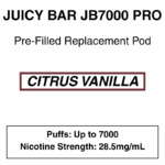 Juicy Bar - Closed Pod Vape - Replacement Pod - 28.5mg/ml Nicotine - 7000 Puffs - Image 22
