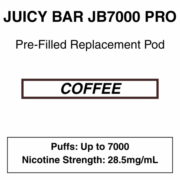 Juicy Bar - Closed Pod Vape - Replacement Pod - 28.5mg/ml Nicotine - 7000 Puffs - Image 20