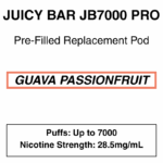 Juicy Bar - Closed Pod Vape - Replacement Pod - 28.5mg/ml Nicotine - 7000 Puffs - Image 18