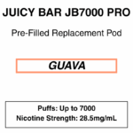 Juicy Bar - Closed Pod Vape - Replacement Pod - 28.5mg/ml Nicotine - 7000 Puffs - Image 17