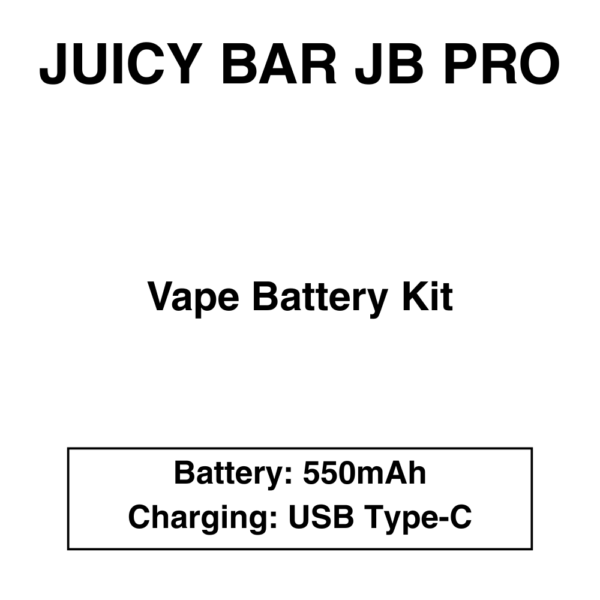 Juicy Bar pro JB7000 - 7000 Puffs - 550mAh - Type-C Battery - Image 1