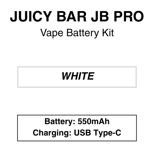 Juicy Bar pro JB7000 - 7000 Puffs - 550mAh - Type-C Battery - Image 3