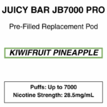 Juicy Bar - Closed Pod Vape - Replacement Pod - 28.5mg/ml Nicotine - 7000 Puffs - Image 16