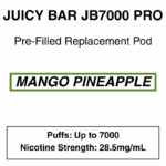 Juicy Bar - Closed Pod Vape - Replacement Pod - 28.5mg/ml Nicotine - 7000 Puffs - Image 15