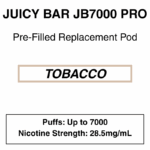 Juicy Bar - Closed Pod Vape - Replacement Pod - 28.5mg/ml Nicotine - 7000 Puffs - Image 3
