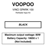 Voopoo - Vinci Spark 100 - Mod Kit - Batteries Not Included - Image 2