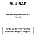 Blu Bar - Replacement Pod - Pack of 2