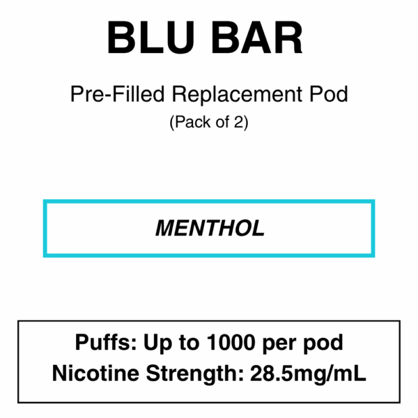 Blu Bar - Replacement Pod - Pack of 2 - Image 8