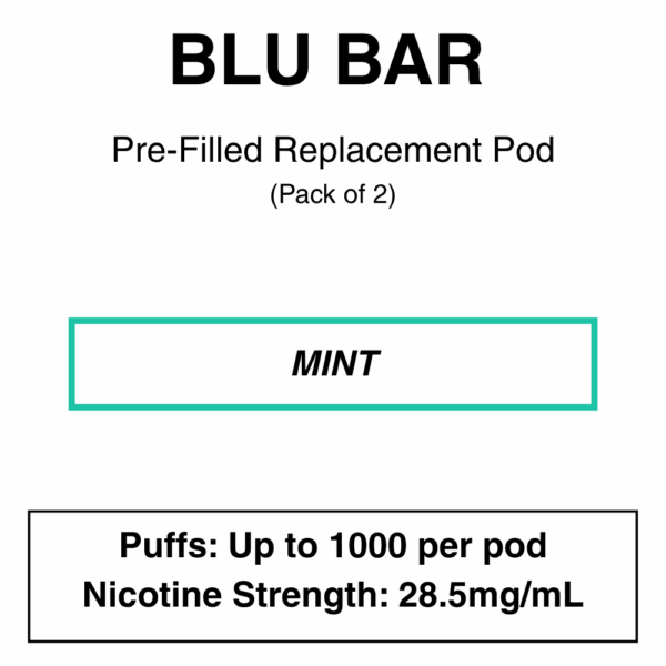 Blu Bar - Replacement Pod - Pack of 2 - Image 9