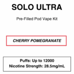 Solo Ultra - Vape Kit - 28.5mg/mL - 12000 Puffs - Image 3