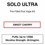Solo Ultra - Vape Kit - 28.5mg/mL - 12000 Puffs - Image 6
