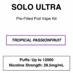 Solo Ultra - Vape Kit - 28.5mg/mL - 12000 Puffs - Image 7