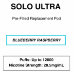 Solo Ultra - Replacement Pod - 28.5mg/ml Nicotine - 12000 Puffs - Image 17