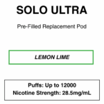 Solo Ultra - Replacement Pod - 28.5mg/ml Nicotine - 12000 Puffs - Image 14
