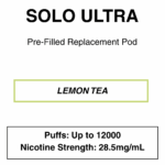 Solo Ultra - Replacement Pod - 28.5mg/ml Nicotine - 12000 Puffs - Image 15