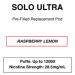 Solo Ultra - Replacement Pod - 28.5mg/ml Nicotine - 12000 Puffs - Image 13