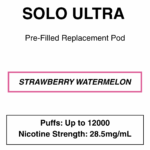 Solo Ultra - Replacement Pod - 28.5mg/ml Nicotine - 12000 Puffs - Image 11