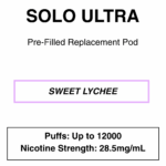 Solo Ultra - Replacement Pod - 28.5mg/ml Nicotine - 12000 Puffs - Image 6