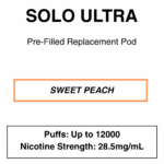 Solo Ultra - Replacement Pod - 28.5mg/ml Nicotine - 12000 Puffs - Image 7