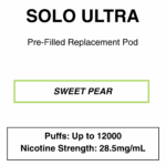 Solo Ultra - Replacement Pod - 28.5mg/ml Nicotine - 12000 Puffs - Image 5