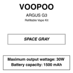 Voopoo - Argus G3 - Pod Starter Kit - Image 3