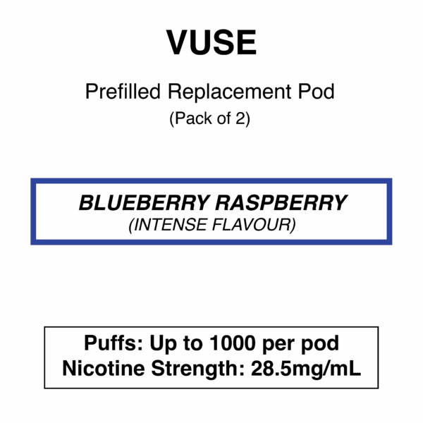 Vuse - eLiquids - Blueberry Raspberry - 28.5mg/mL (Intense Flavour) - Image 1