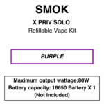 SMOK - X Priv Solo - Pod Mod Kit - 80W - Batteries Not Included - Image 2