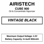 Airistech - Cube 900 - Concentrate Vaporiser - 900mAh - Dual Charging Port - Image 2