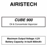Airistech - Cube 900 - Concentrate Vaporiser - 900mAh - Dual Charging Port