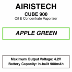 Airistech - Cube 900 - Concentrate Vaporiser - 900mAh - Dual Charging Port - Image 6