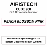 Airistech - Cube 900 - Concentrate Vaporiser - 900mAh - Dual Charging Port - Image 4