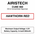 Airistech - Cube 900 - Concentrate Vaporiser - 900mAh - Dual Charging Port - Image 5