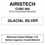 Airistech - Cube 900 - Concentrate Vaporiser - 900mAh - Dual Charging Port - Image 3