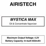 Airistech - Mystica Max - Concentrate Vaporiser