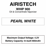 Airistech - Whip 900 - Concentrate Vaporiser - 900mAh - Dual Charging Port - Image 3