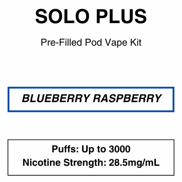 Solo plus - Pod Vape Kit - 28.5mg/mL Nicotine - Image 5