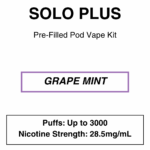 Solo plus - Pod Vape Kit - 28.5mg/mL Nicotine - Image 4