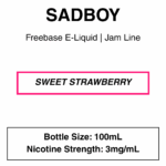 Sadboy Jam Line Freebase E-Liquid 100ml - Image 2