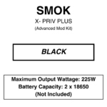 Smok - X Priv Plus - Mod Kit - 225W - Batteries Not Included - Image 2