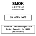Smok - X Priv Plus - Mod Kit - 225W - Batteries Not Included - Image 4