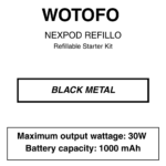 Wotofo - Nexpod Refillo -Refillable Vape Starter Kit - Image 3