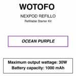 Wotofo - Nexpod Refillo -Refillable Vape Starter Kit - Image 2