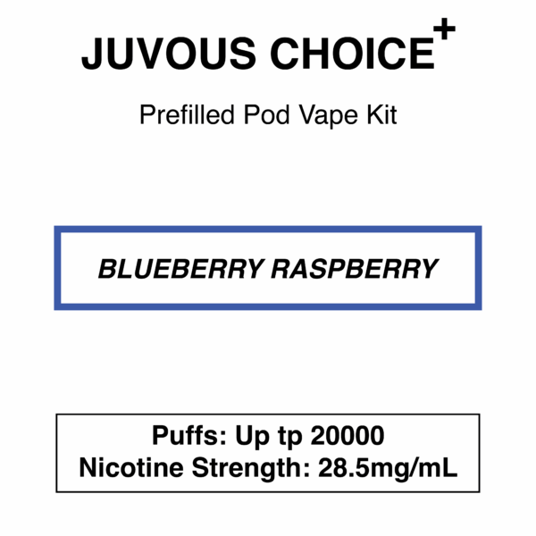 Juvous - Choice Plus - Prefilled Pod Vape Kit - 20000 Puffs - 28.5mg/mL Nicotine - Image 10