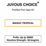 Juvous - Choice Plus - Prefilled Pod Vape Kit - 20000 Puffs - 28.5mg/mL Nicotine - Image 6