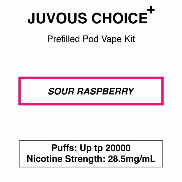 Juvous - Choice Plus - Prefilled Pod Vape Kit - 20000 Puffs - 28.5mg/mL Nicotine - Image 4