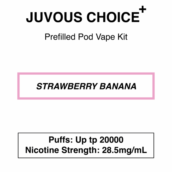 Juvous - Choice Plus - Prefilled Pod Vape Kit - 20000 Puffs - 28.5mg/mL Nicotine - Image 3
