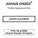 Juvous - Choice Plus - Prefilled Replacement Pod - 20000 Puffs - 28.5mg/mL - Image 11