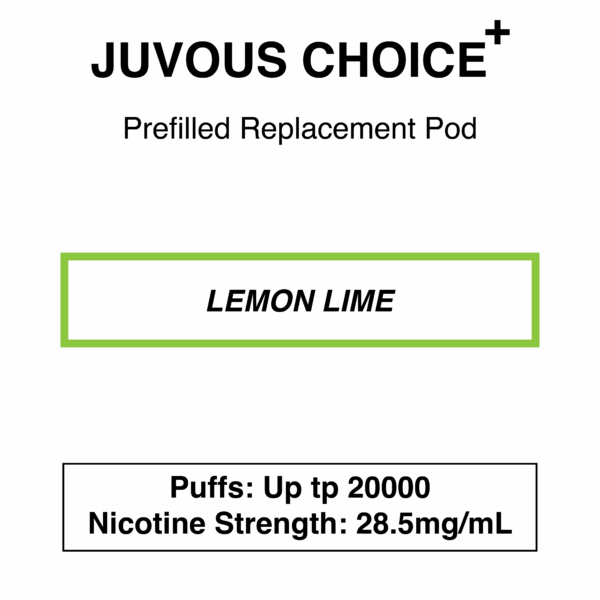 Juvous - Choice Plus - Prefilled Replacement Pod - 20000 Puffs - 28.5mg/mL - Image 8