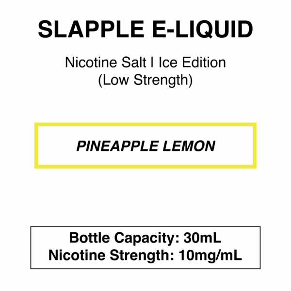Slapple E-Liquid - Nicotine Salt - Ice Edition - 10mg/mL & 20mg/mL Nicotine Strength - Image 4