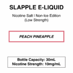 Slapple E-Liquid - Nicotine Salt - Non Ice Edition - 10mg/mL & 20mg/mL Nicotine Strength - Image 6